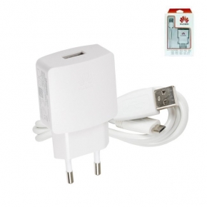 Сетевое зарядное устройство USB Huawei HW-050100C2W 2 A, белое